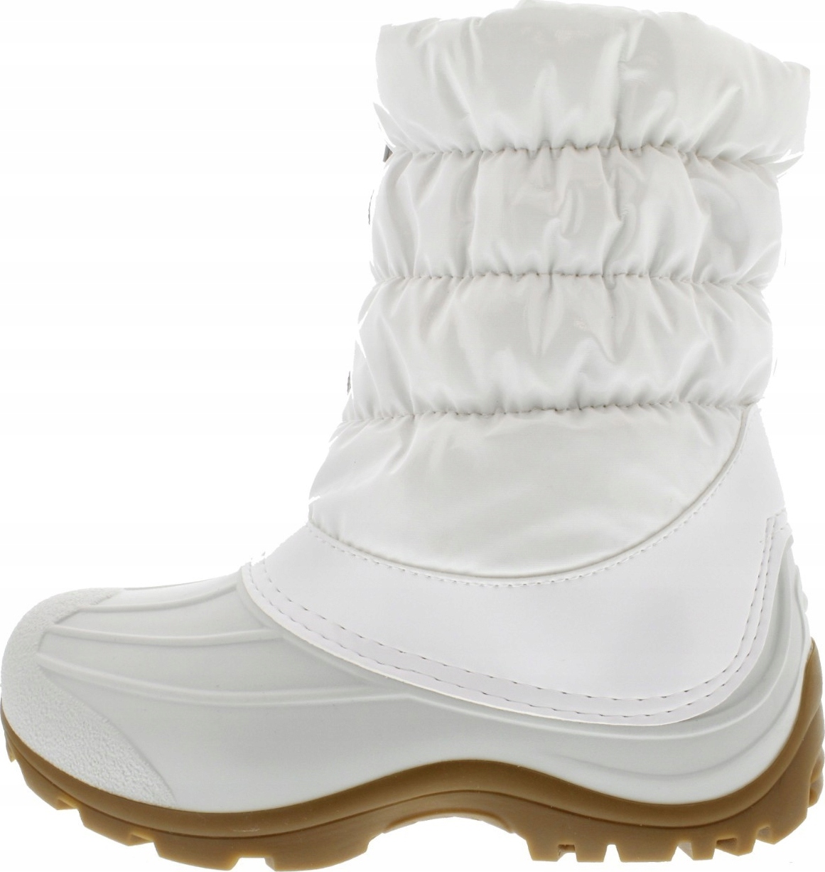 BIAŁE WODOODPORNE WŁOSKIE śniegowce na suwak r 26 Rozmiar 26