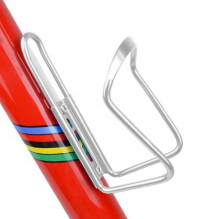 KOSZYK NA ROWER UCHWYT NA BIDON BUTELKĘ ALUMINIOWY Waga 40 g