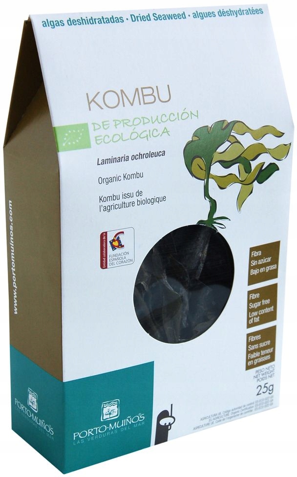 

Algi morskie suszone Kombu Bio 25 g Porto Muinos