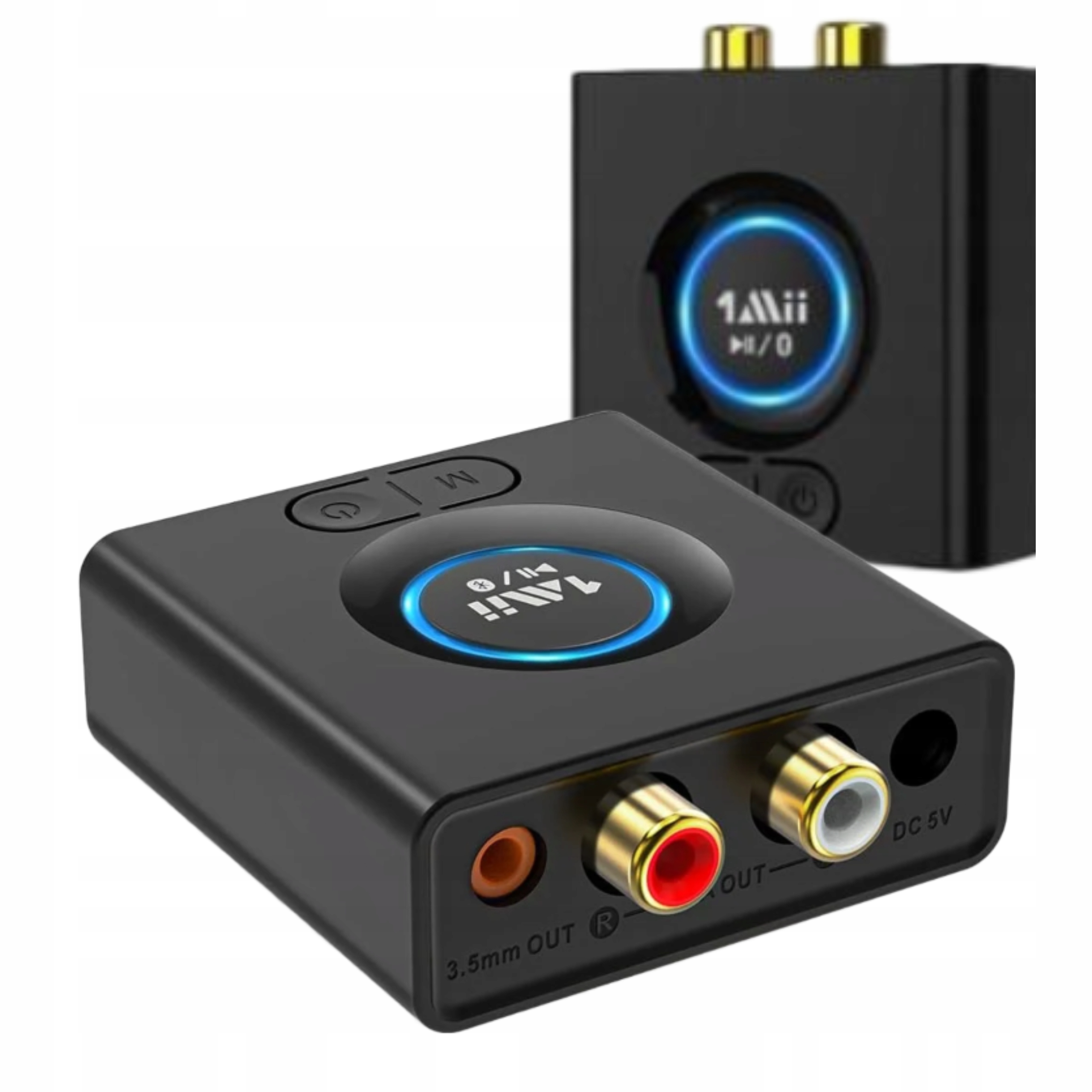 Adapter Odbiornik Bluetooth Audio Aux Rca Bas Podwojne Polaczenie Stereo