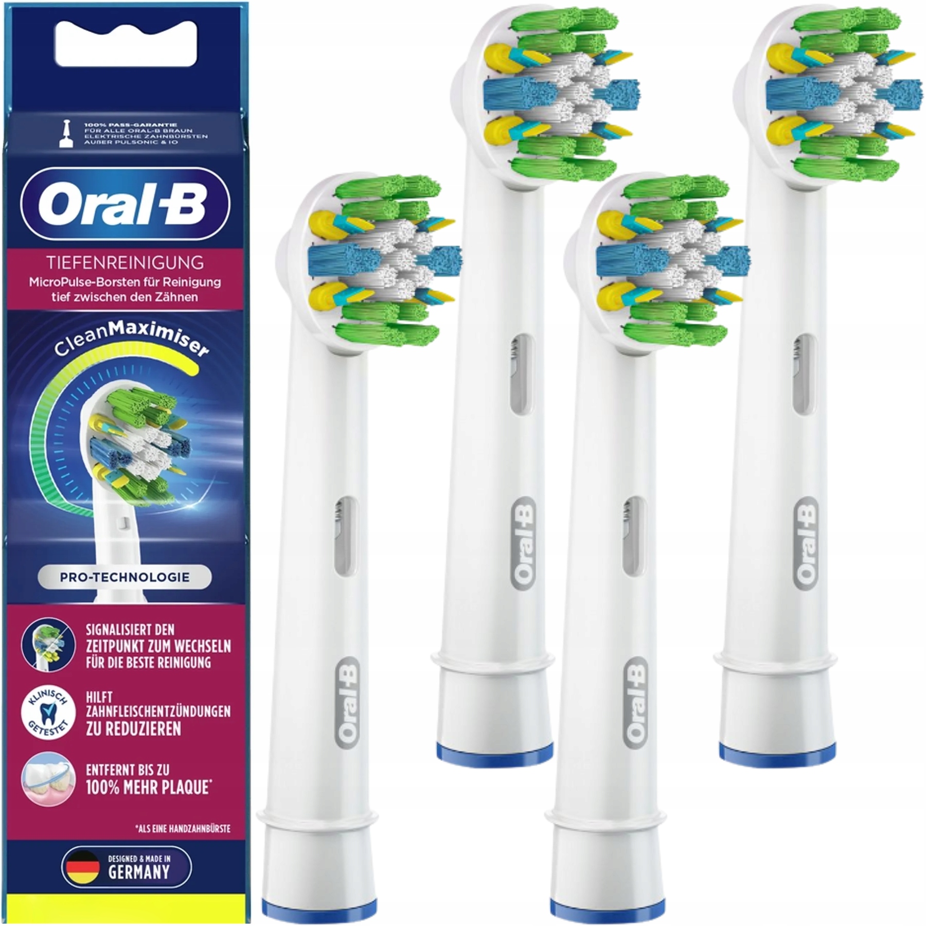 

4x Oryginalna Końcówka Braun Oral-B Floss Action