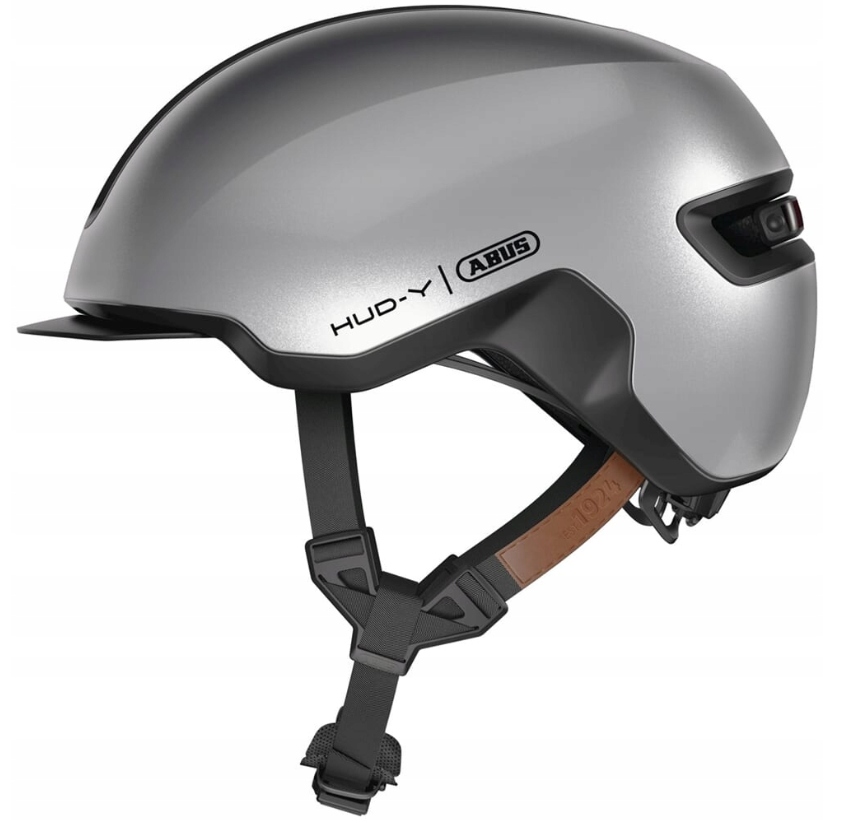 Kask rowerowy Abus Hud-Y gleam silver M 54-58cm
