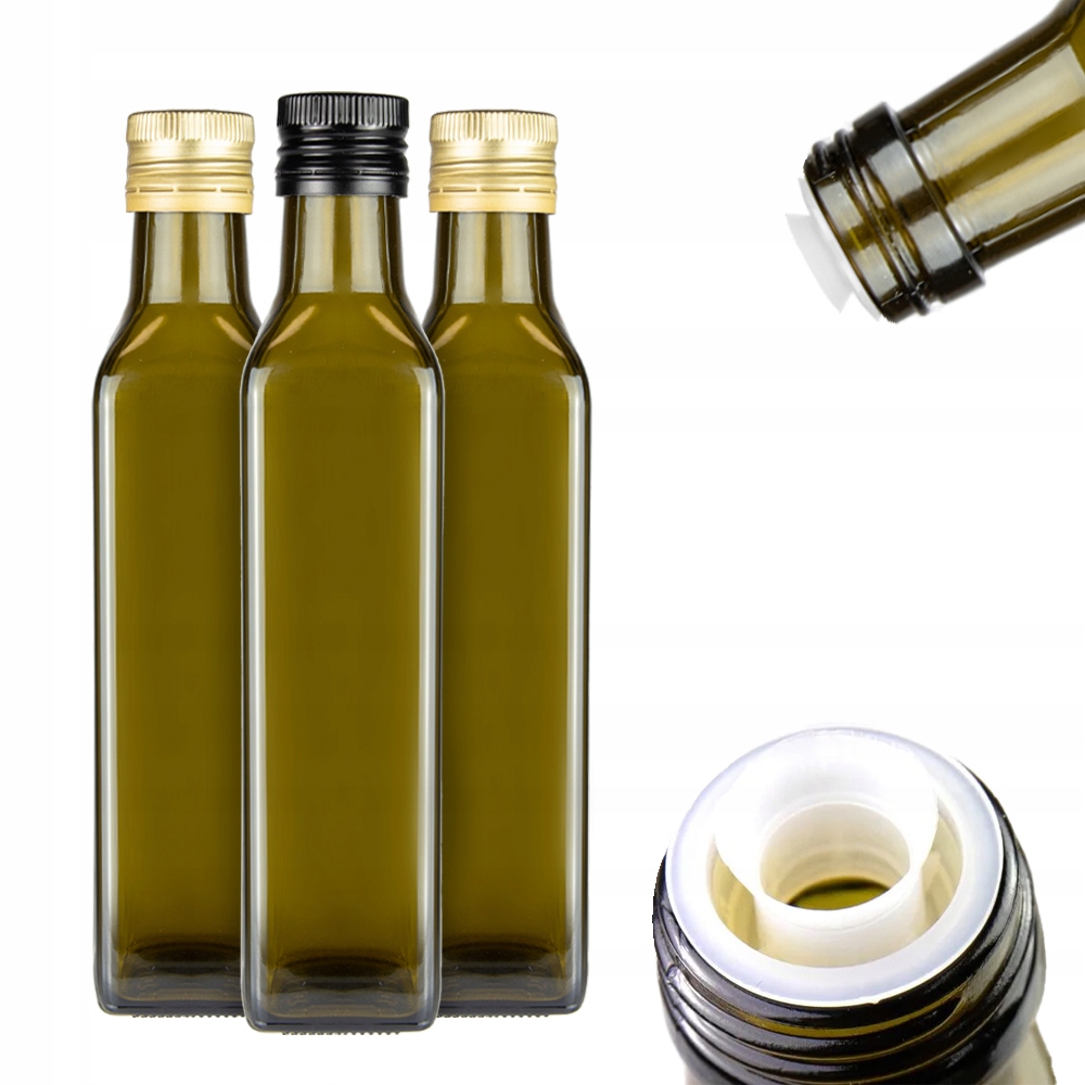 

10x Butelki Marasca 250ml z Dozownikiem na oliwę