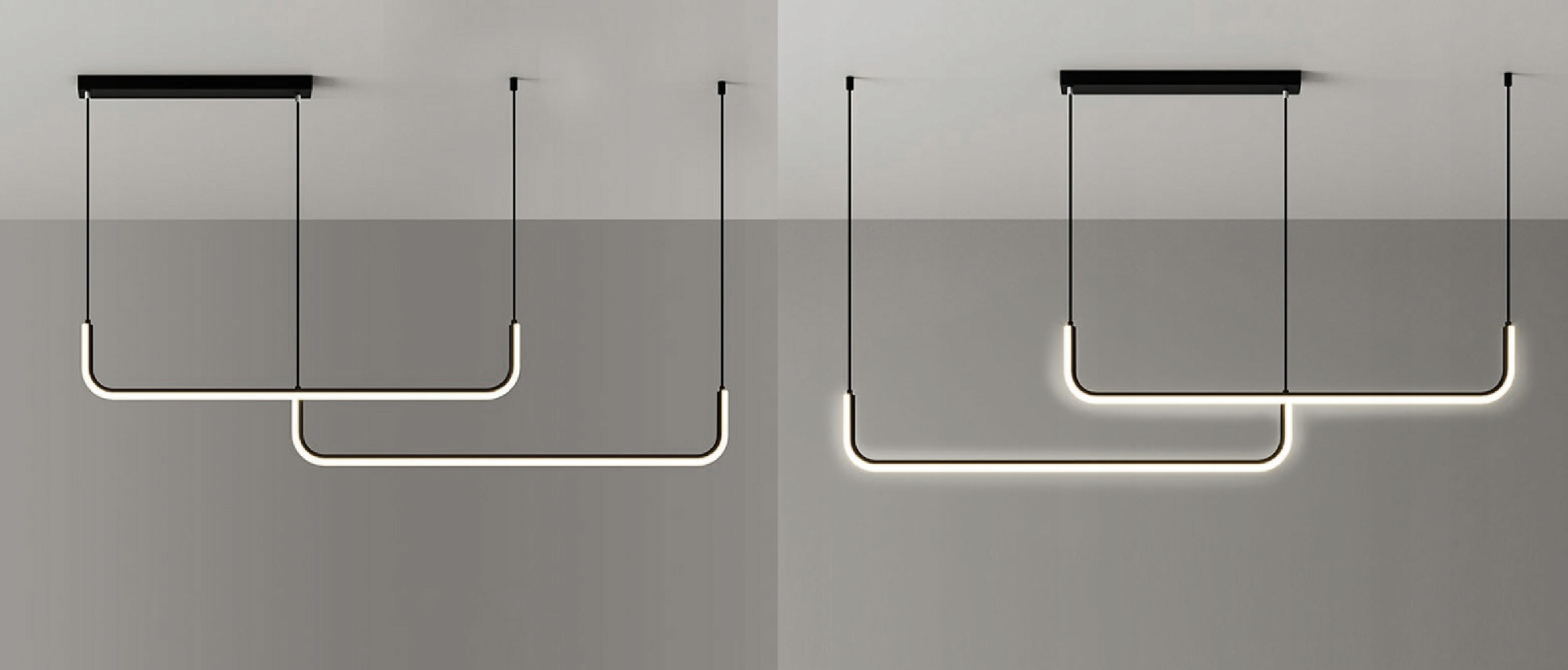 LAMPA SUFITOWA WISZĄCA METAL BLACK LED CZARNY Marka TOOLIGHT