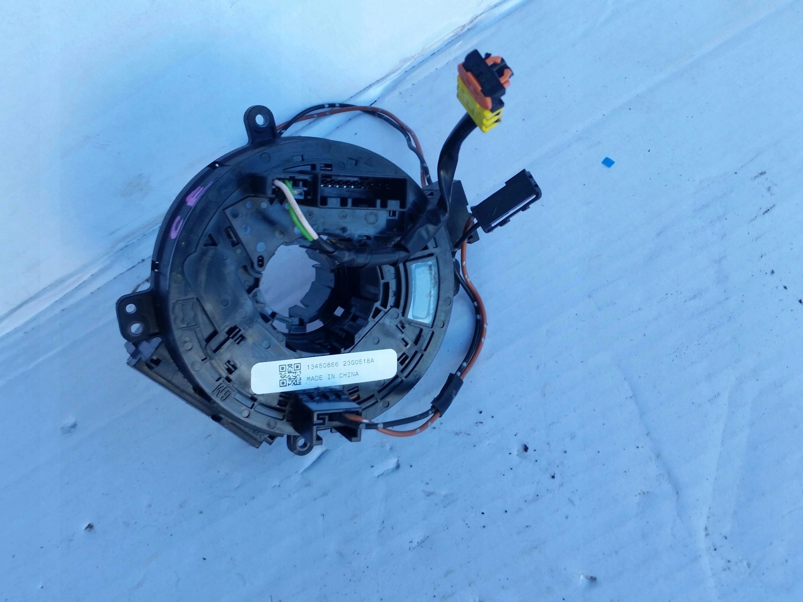 TAŚMA ZWIJAK PODUSZKI KIEROWCY AIRBAG OPEL CORSA E Producent części Inny