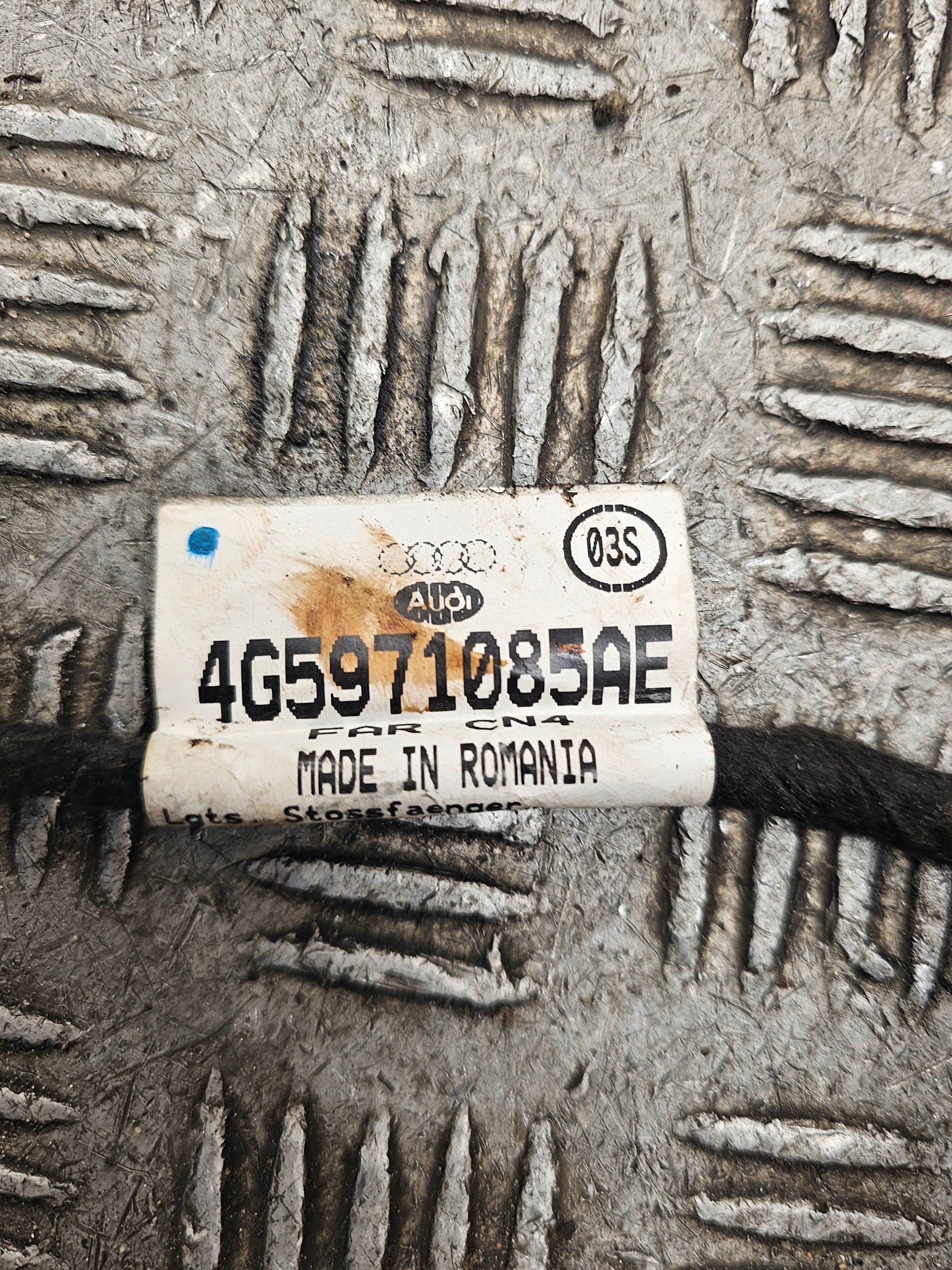Audi A6 S6 C7 cablaggio Paraurti posteriore 4G5971085AE