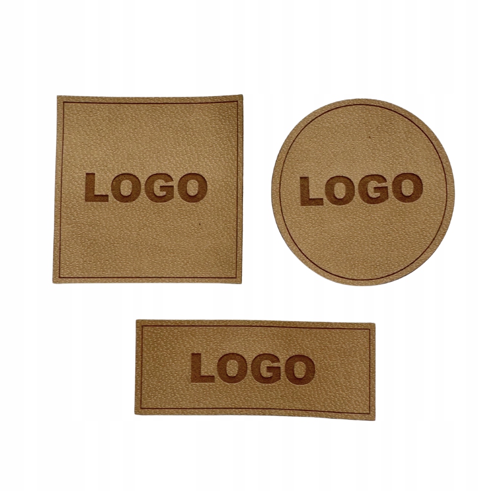 Kožené Etikety S Logem Personalizované Pro Oblečení Řemesel Čepic 100 Ks