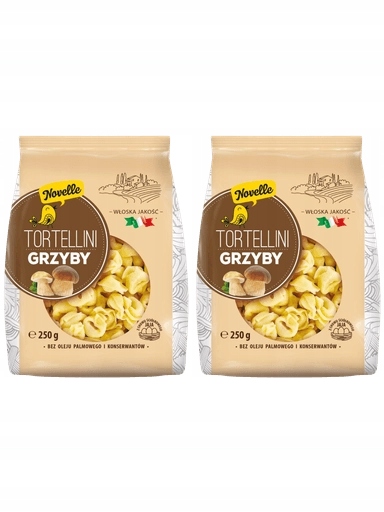 Levně 4x Novelle Těstoviny Tortellini Houby 250G Italská kvalita Bez konzervačních látek X2