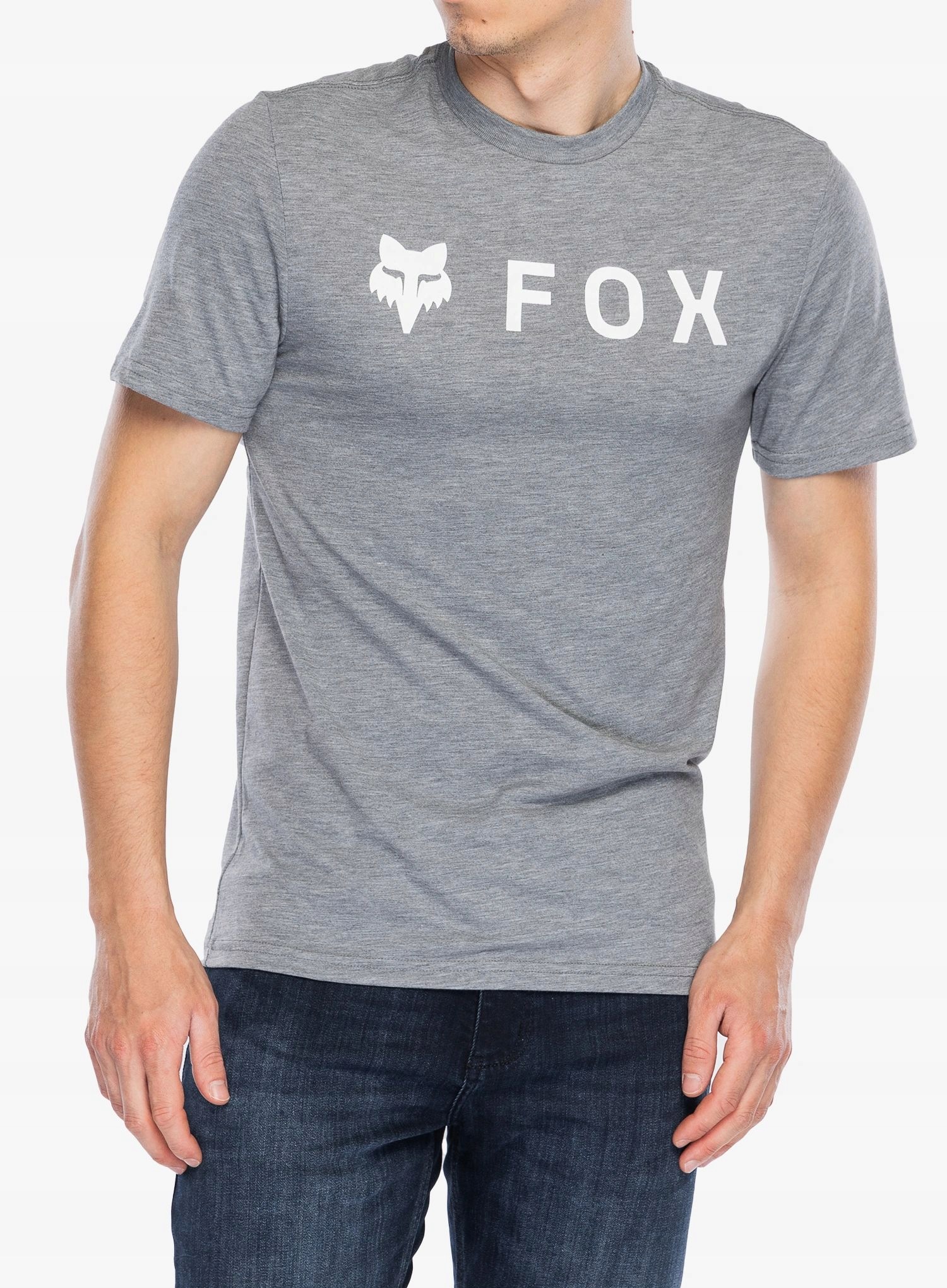 Tričko rychleschnoucí Fox Absolute Ss Tech Tee heather graphite M
