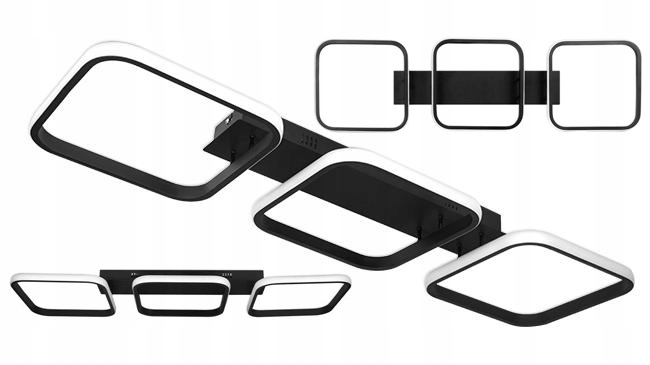 Stropní svítidlo lustr Stropní Svítidlo Modern Led 33W Nw