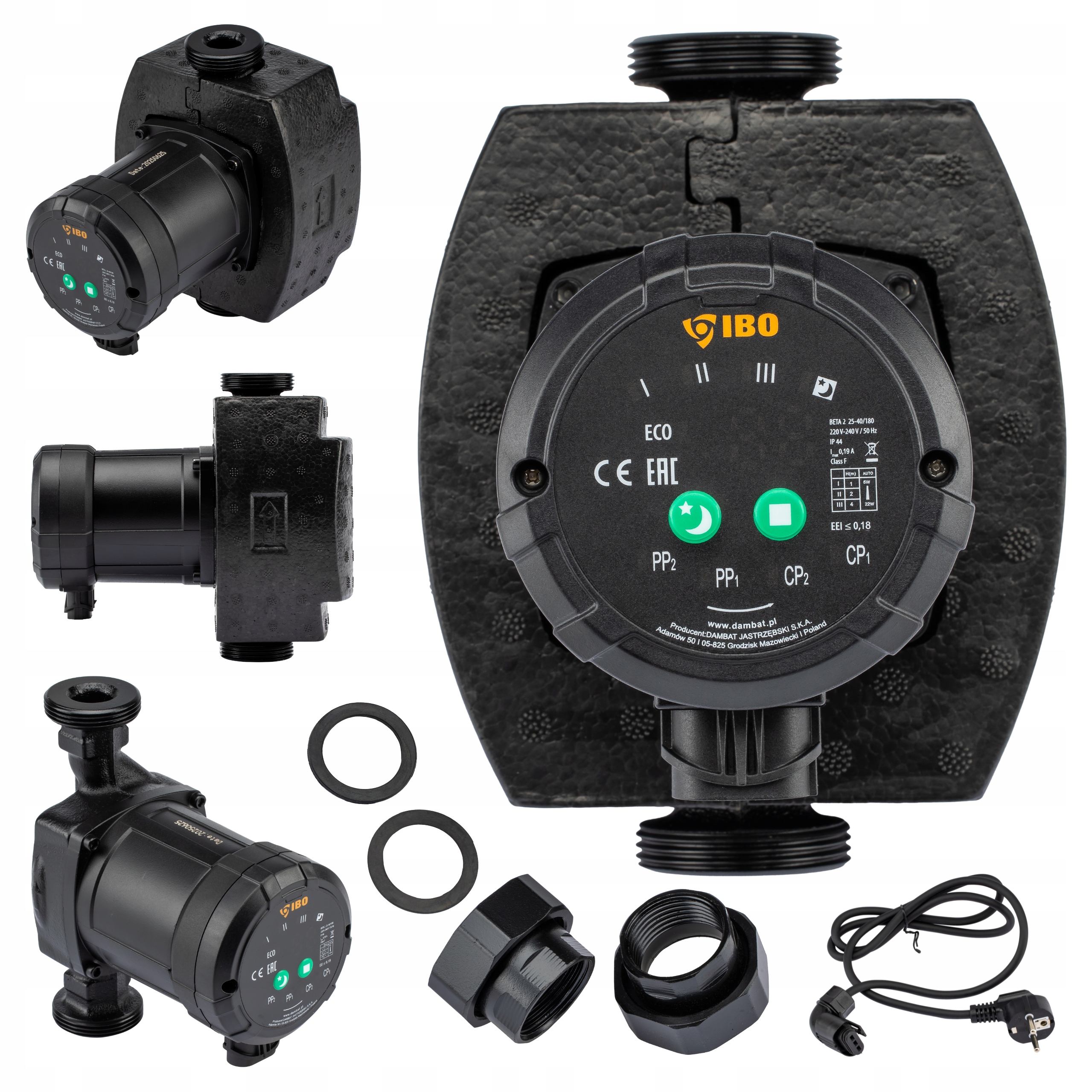 Elektronické Oběhové Čerpadlo Pro Kotlová Kamna, Šroubení Beta 2 25-40/180