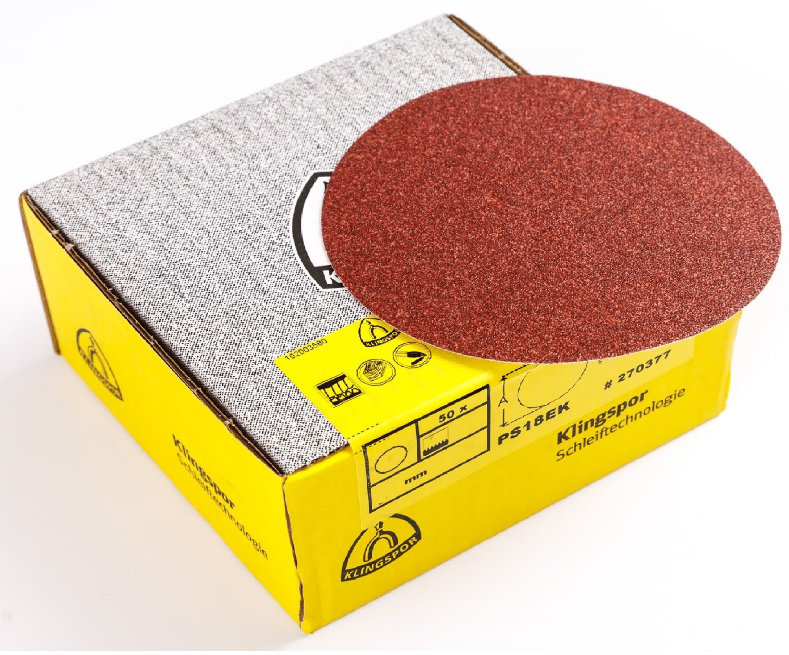 

Klingspor Krążek Ścierny Na Rzep 150mm P120 50 szt