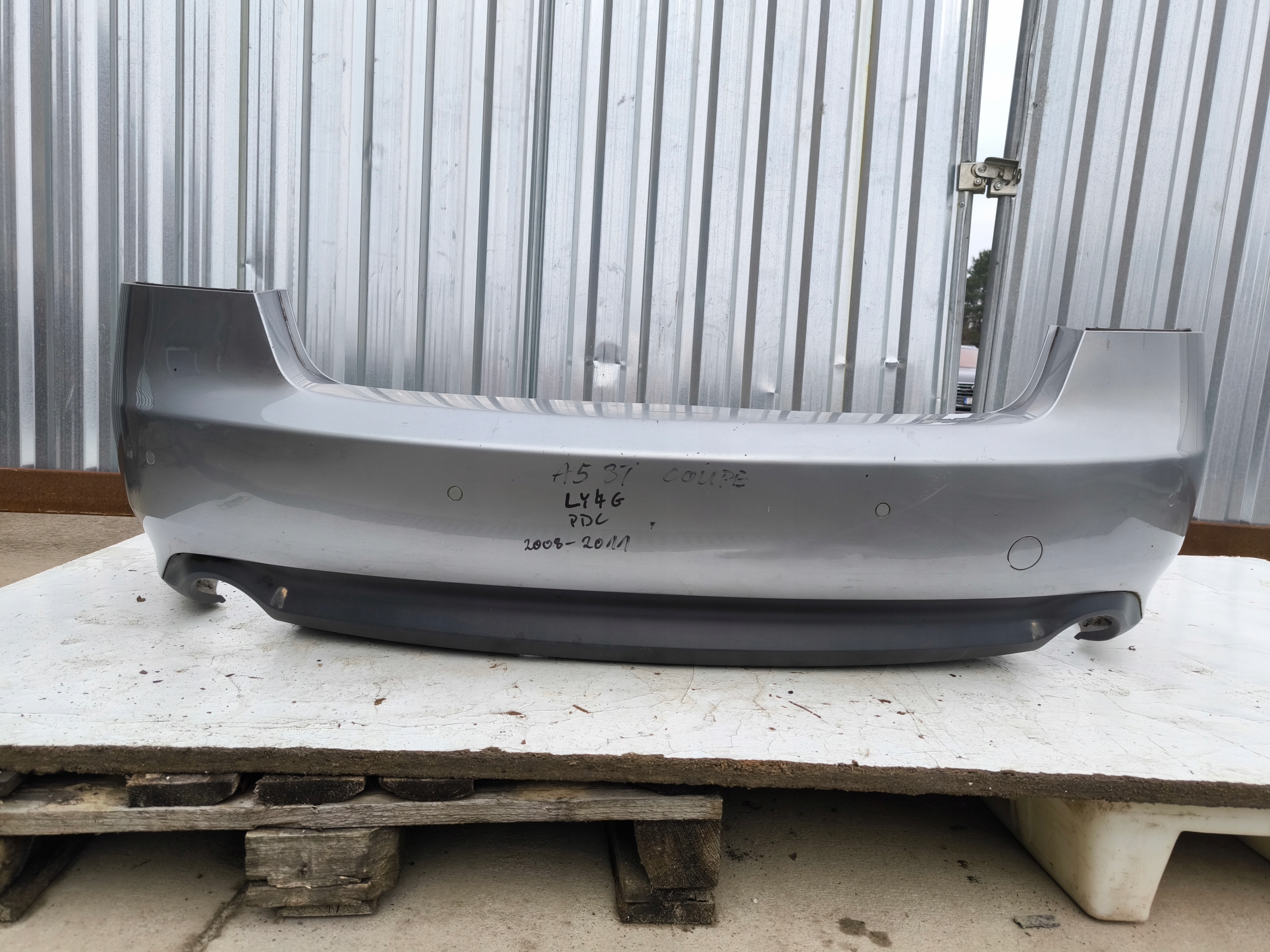 bumper rear part AUDI A5 8T COUPE PDC LY7G 2007-2011 complete