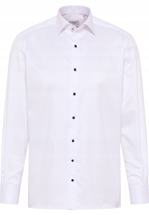 Eterna 1863, biela pánska košeľa Comfort Fit, veľ.47