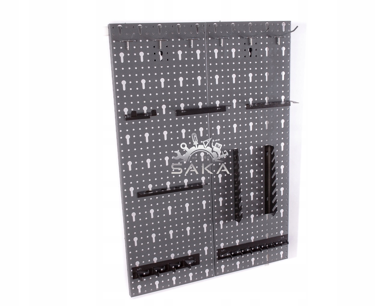 ŚCIANKA TABLICA WARSZTATOWA 5 DUŻA + KPL ZAWIESZEK Wysokość produktu 63 cm