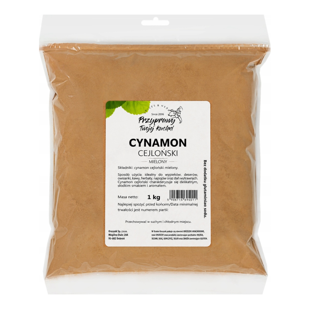 Cejlonská skořice mletá Koření vaší kuchyně 1 kg