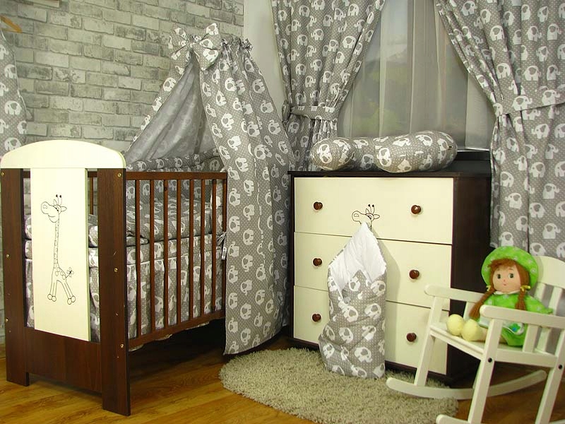 Zasłonki/ Zasłony do pokoju dla dzieci bawełna GRG Szerokość produktu 155 cm