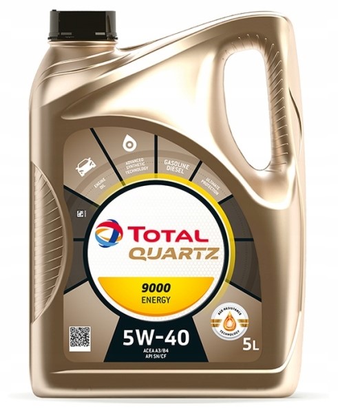 

Olej 5W40 Total Quartz 9000 Energy 5L 502.00 50500