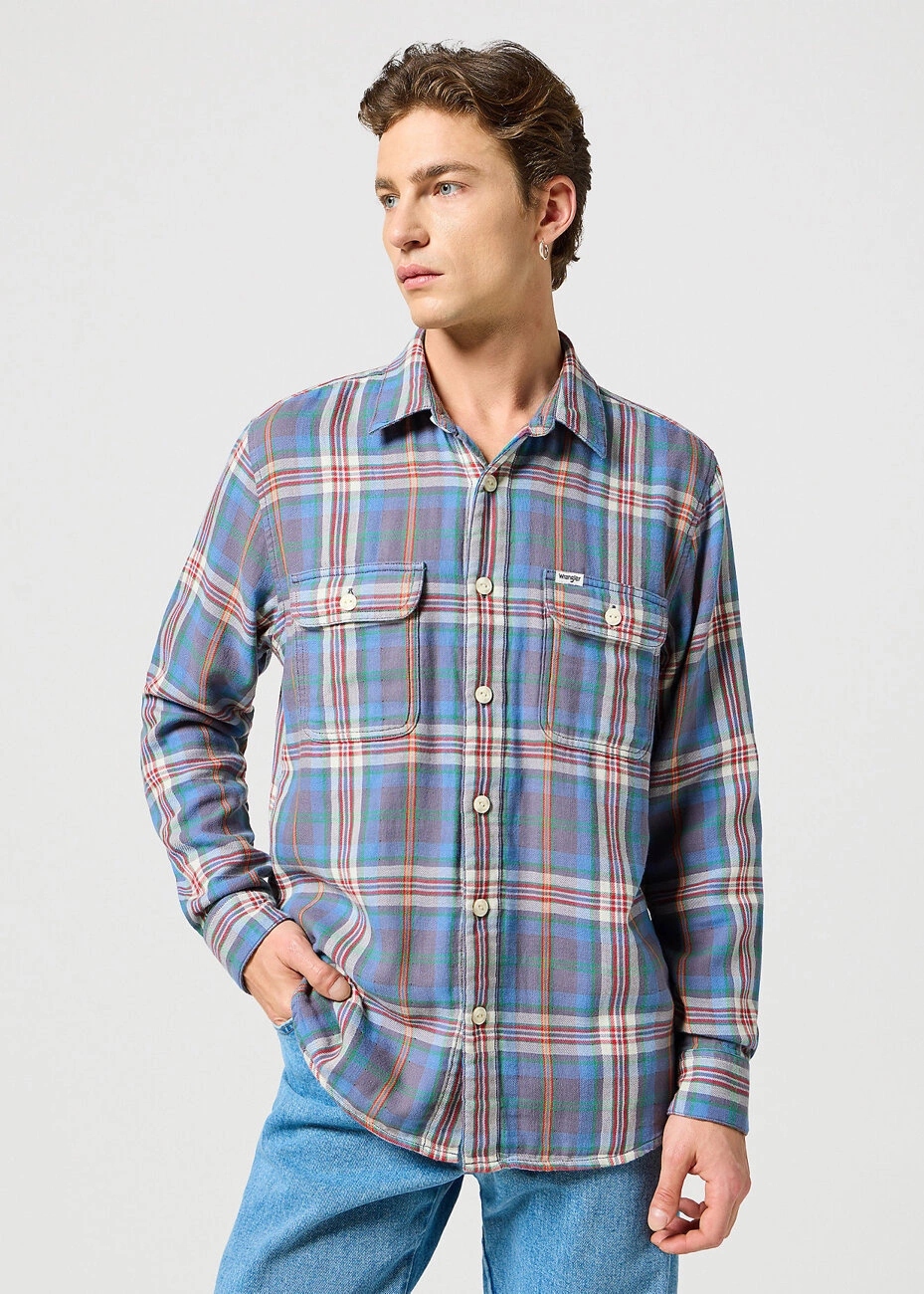 Pánská košile Wrangler 2 Pkt Shirt Rainbow 112357233 M