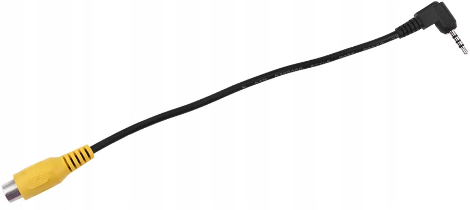 Przejściówka Jack 3.5mm na RCA Video AV IN CVBS Radio Android