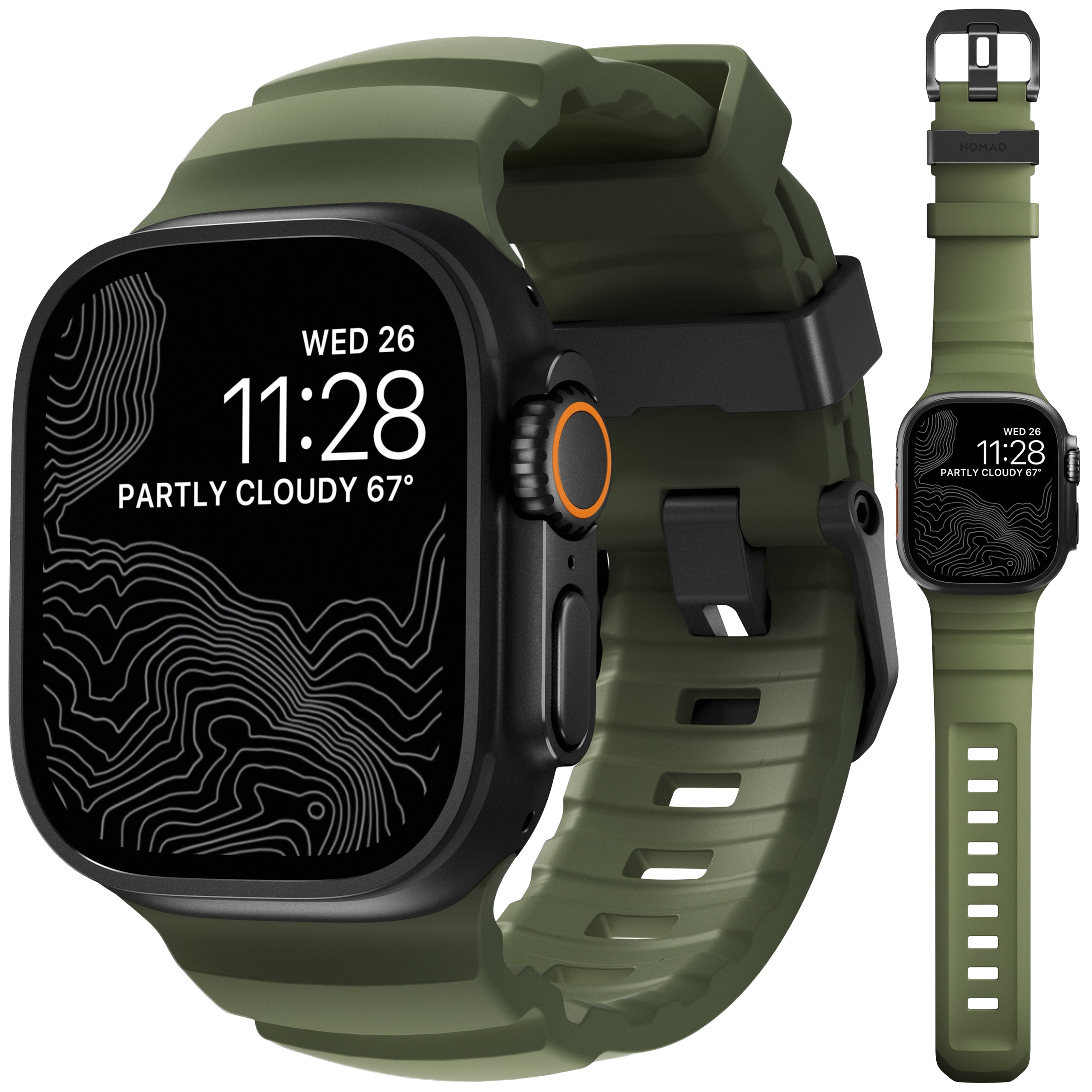Nomad Rocky Point Pasek Silikonowy do Apple Watch 49 46 45 44mm