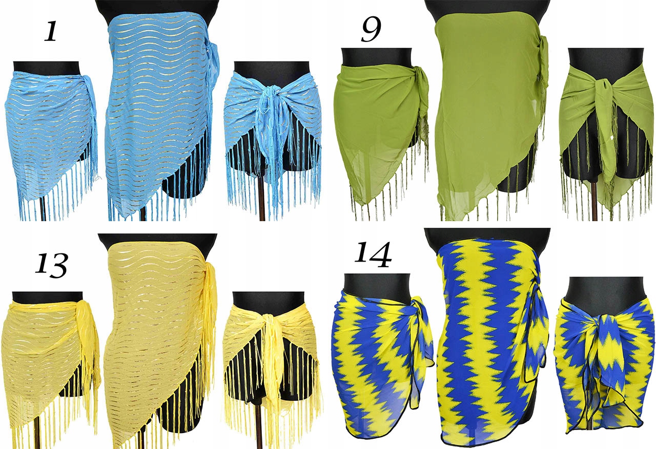 PAREO PAREA CHUSTA PLAŻOWA TRÓJKĄTNA Plaże Basen Marka Inna marka