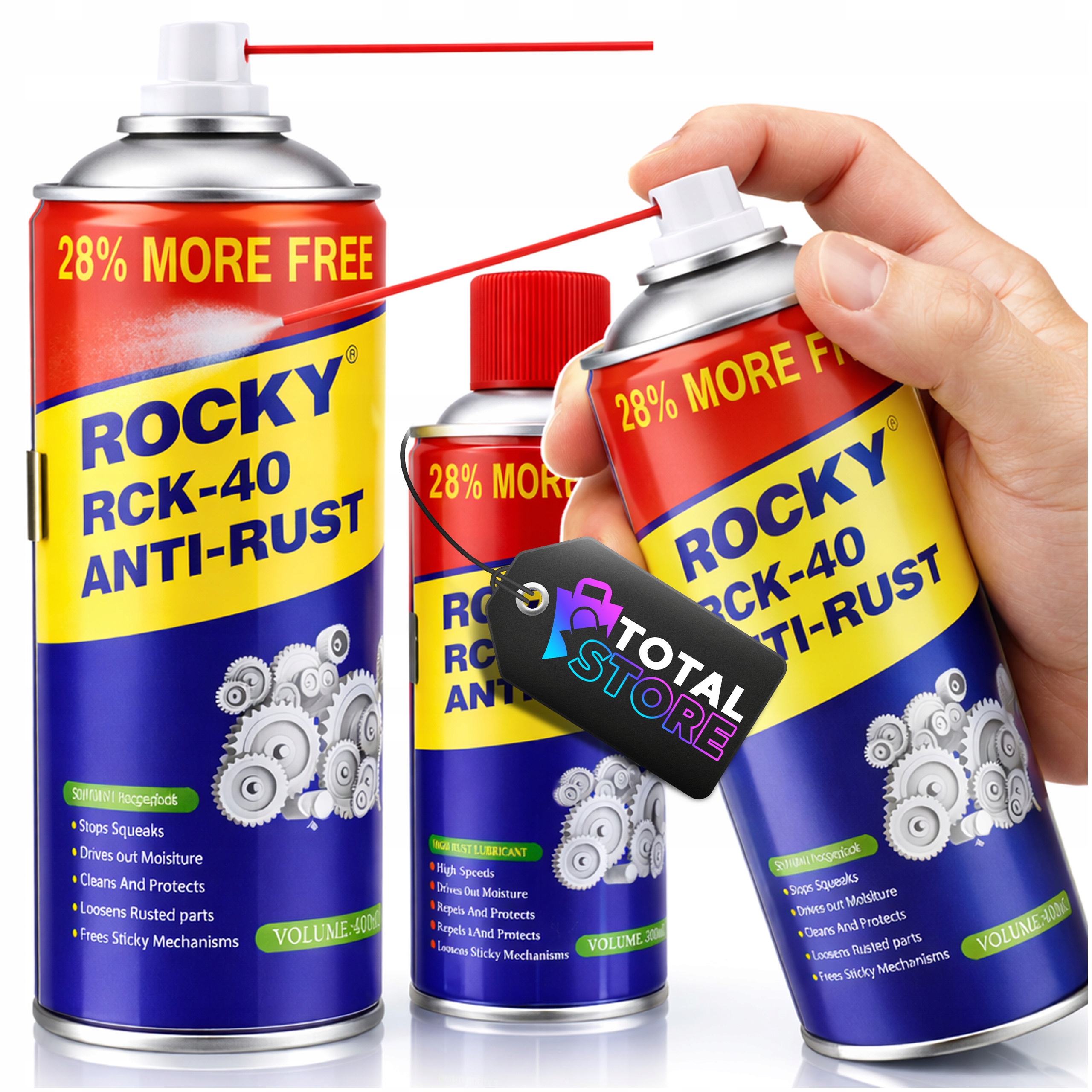 Smar Odrdzewiacz Penetrujący RCK-40 Spray Preparat Wielofunkcyjny 400ml