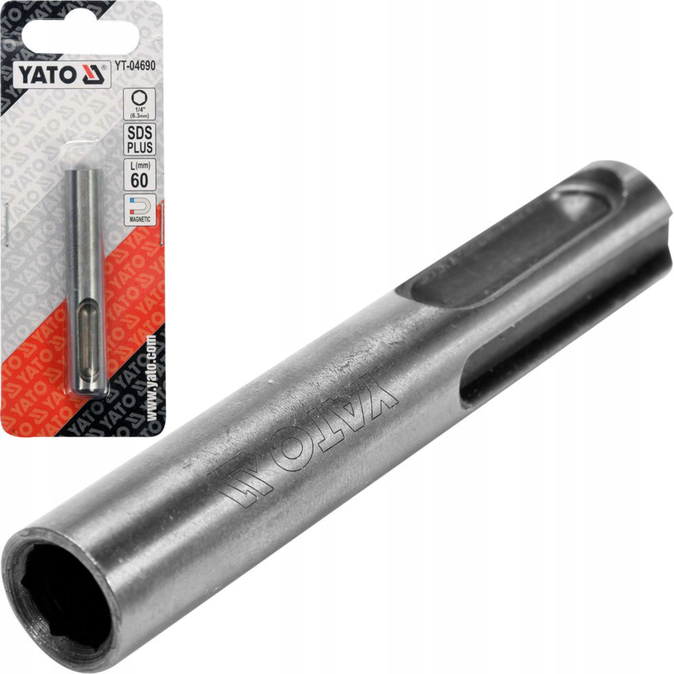 

Yato Adapter Sds Plus Hex Do Bitów 1/4'' YT-04690