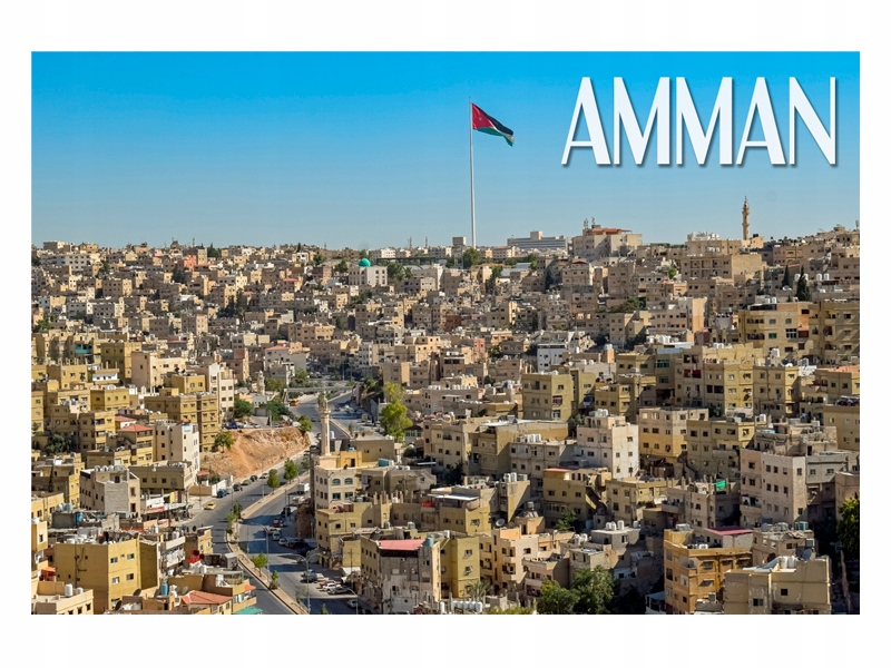 

Jordania Amman Panorama Magnes na lodówkę