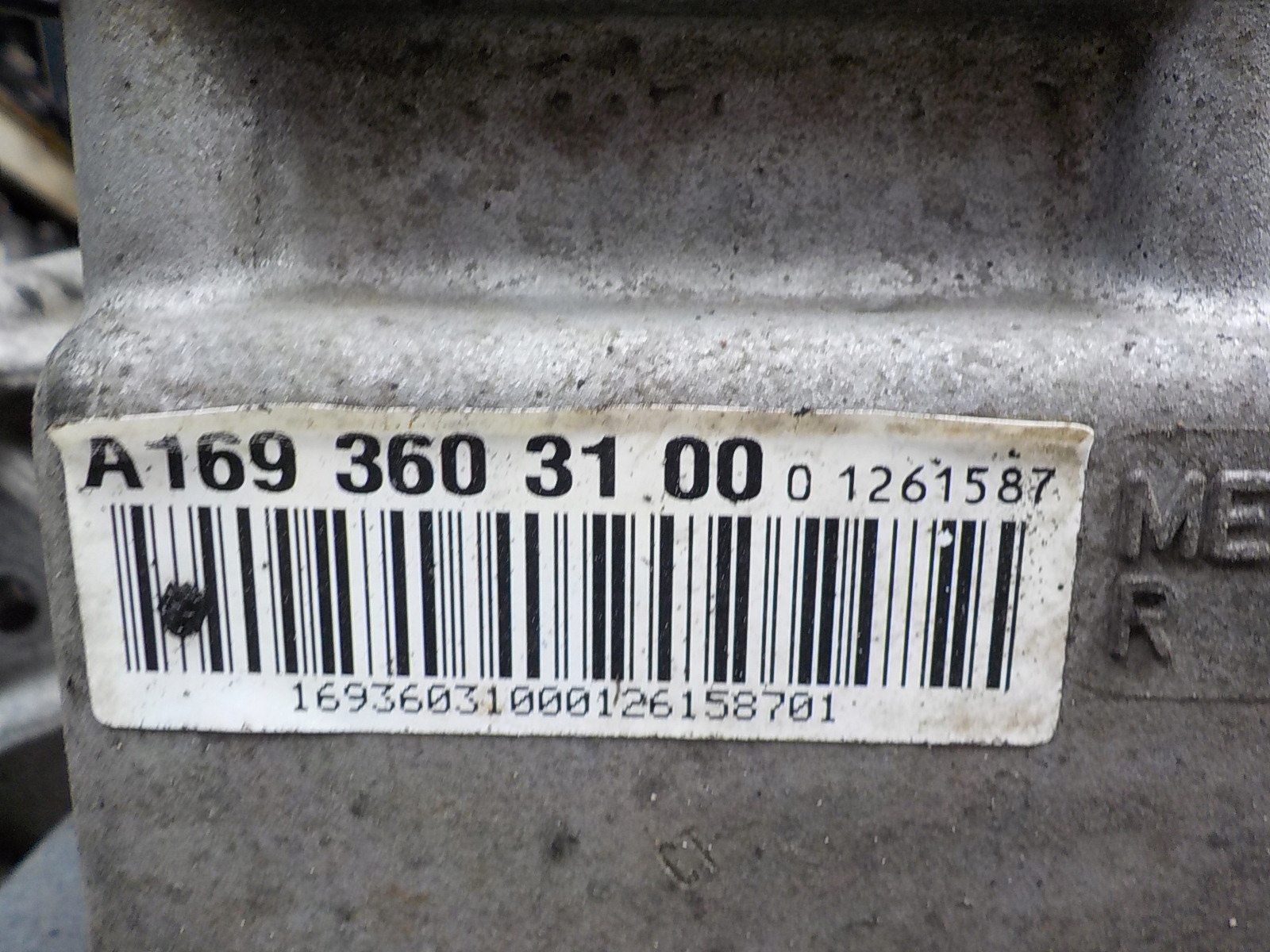 MERCEDES-BENZ W169 1.5 B CAMBIO A1693603100