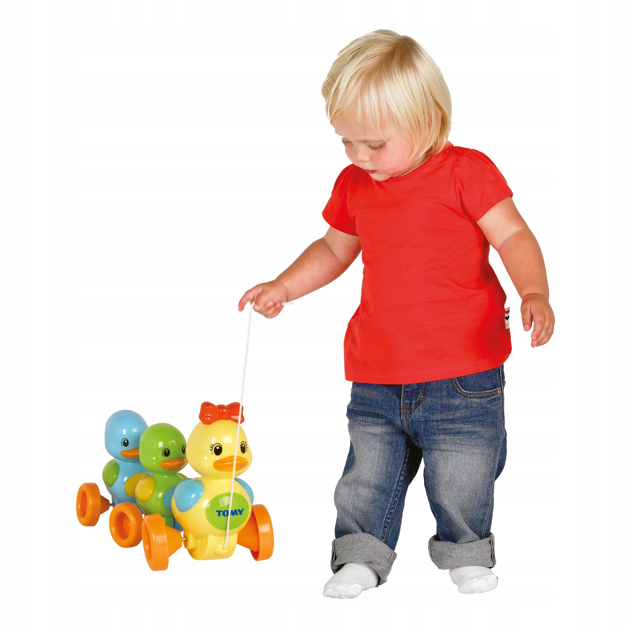 TOMY wesołe drepczące kaczuszki E4613 Płeć chłopcy dziewczynki