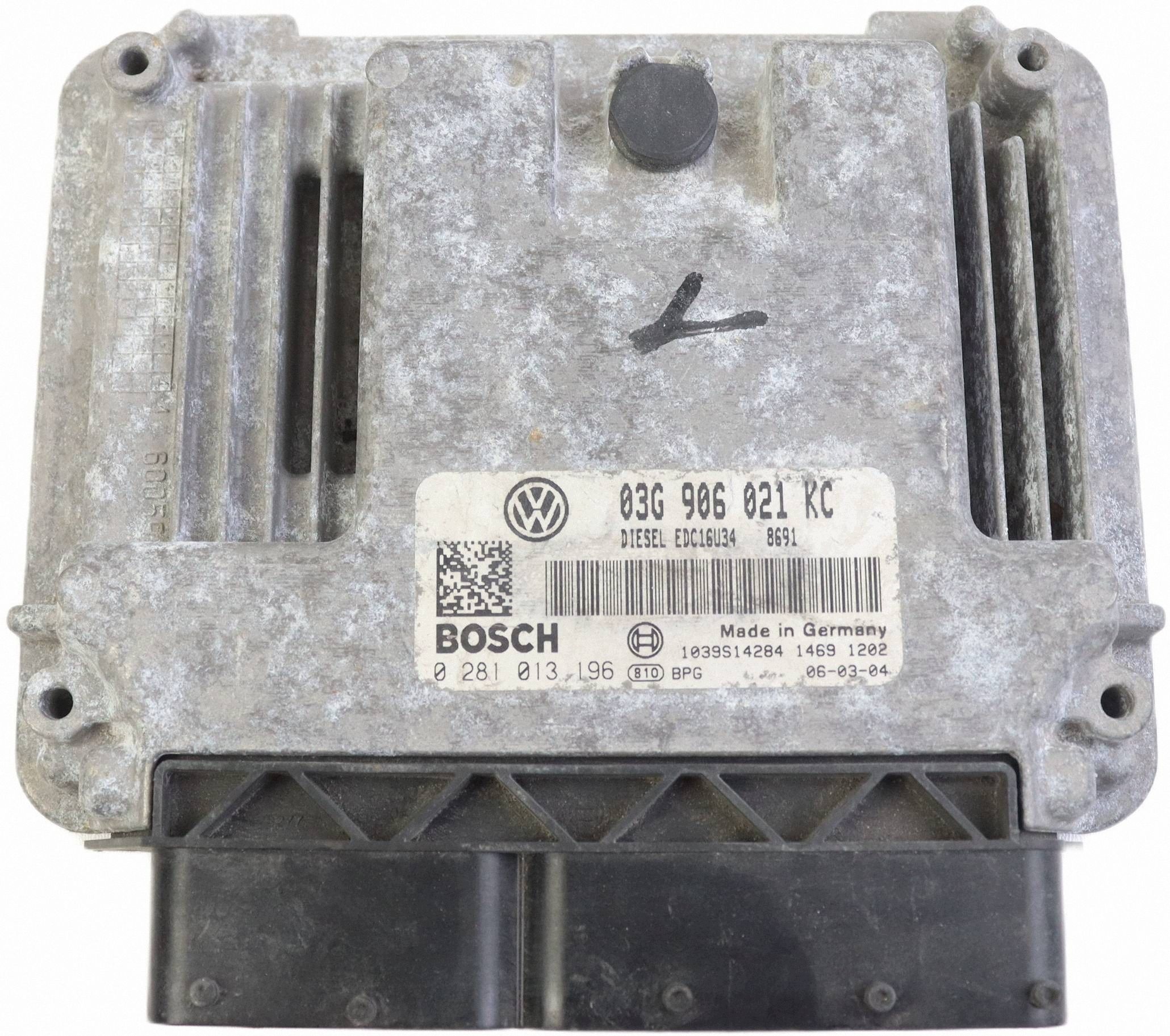 VW TOURAN e modulo centralina motore 1.9 TDI 03G906021KC 0281013196