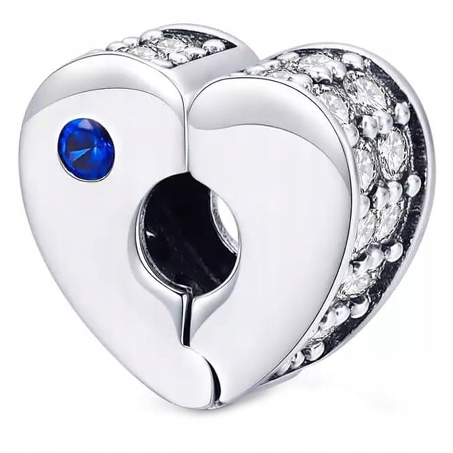 

Charms Do Pandora Zawieszka Klips Serce Srebro 925