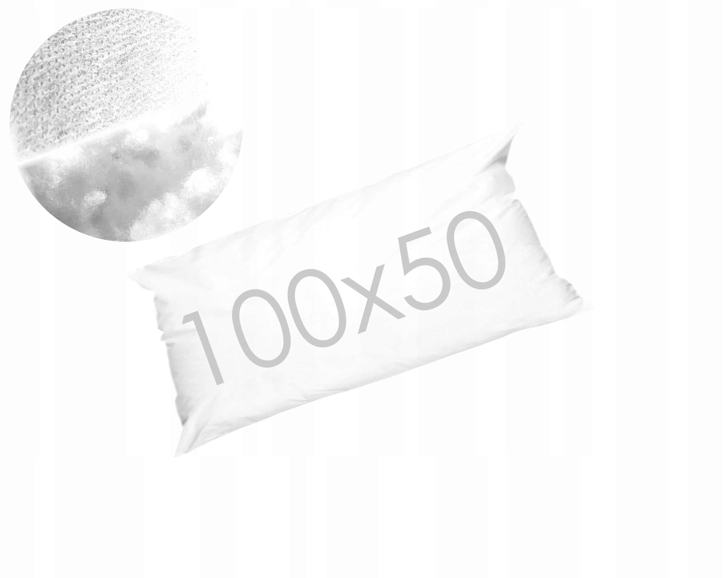 

Poduszka 50x100 cm, wkład 100x50 dakimakura wsad