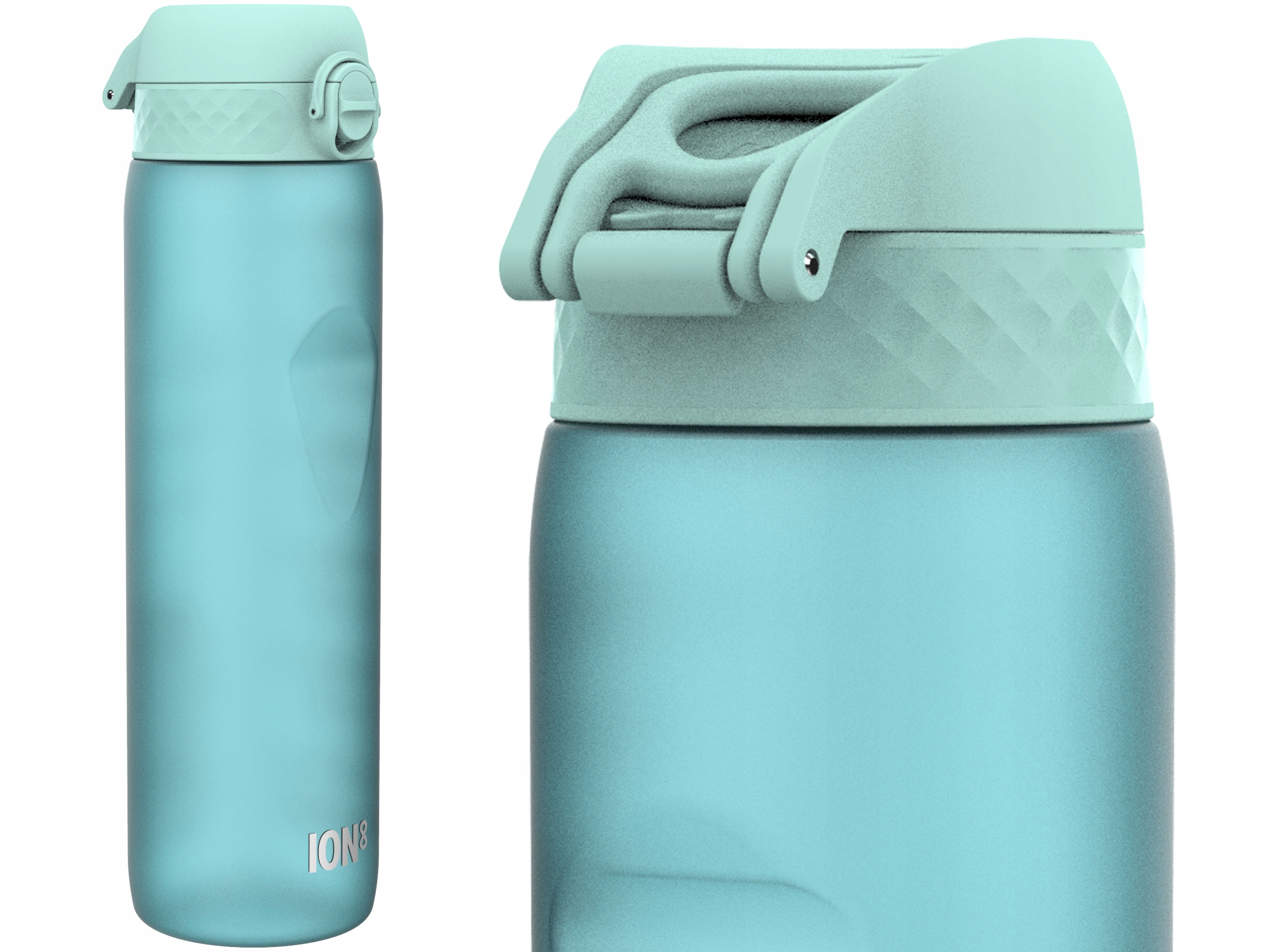 Butelka na wodę Ion8 Motivator 1100 ml Sonic Blue BPA-free motywacyjna