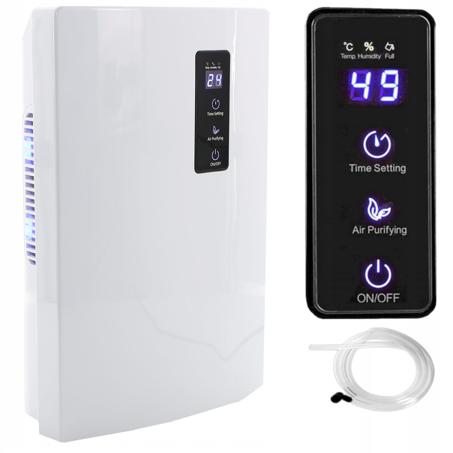 Veľký Odvlhčovač Vzduchu, Pohlcovač Vlhkosti, Tichý Čistič XXL Diaľkové Ovládanie