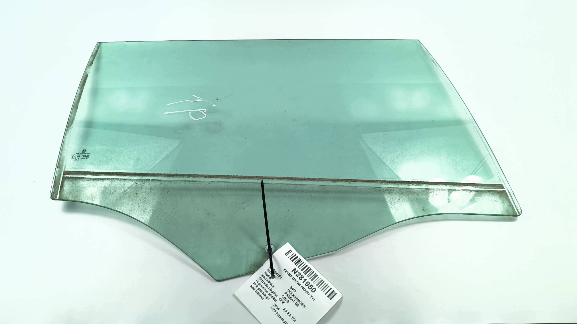 window door right rear part VOLKSWAGEN PASSAT B8 KOMBI