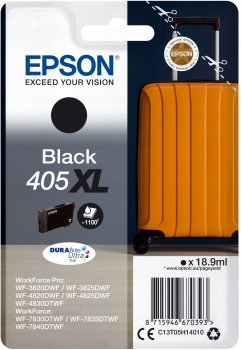 Epson Singlepack Black 405XL DURABrite Ultra Ink C13T05H14010