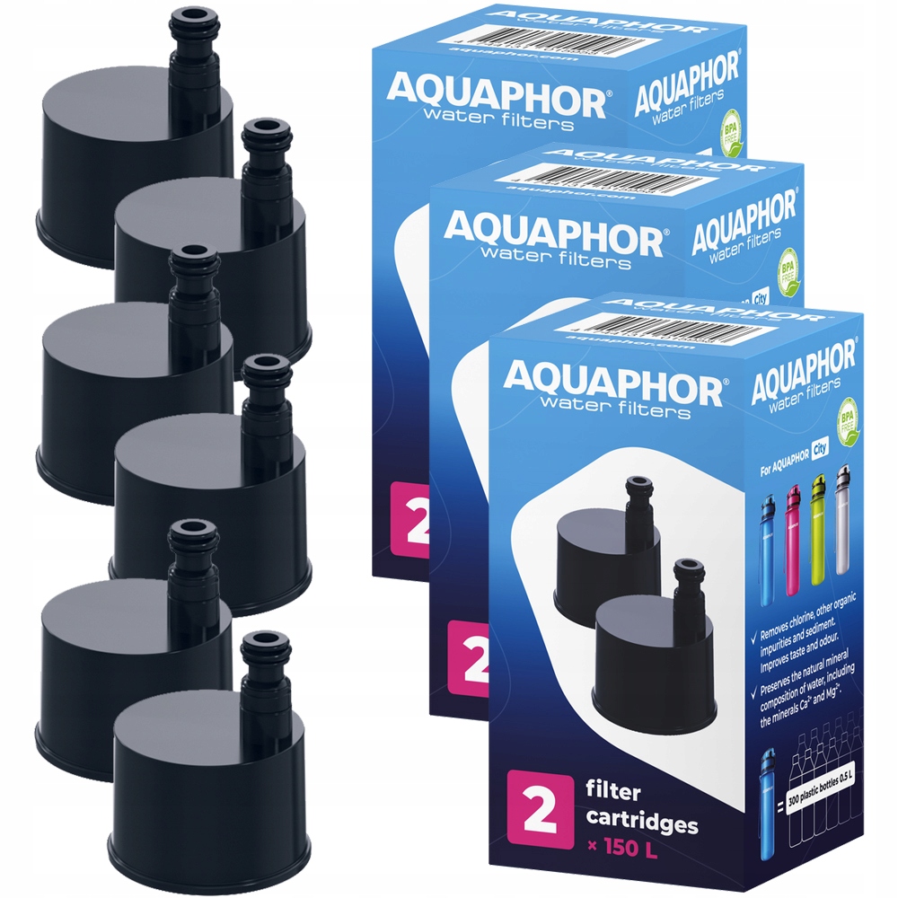 

Filtr Wkład Do Wody Do Butelki Aquaphor City 6 Szt