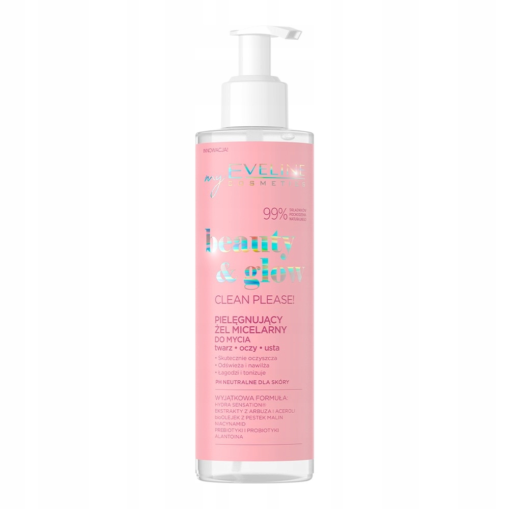 

Eveline Cosmetics Beauty&Glow żel micelarny