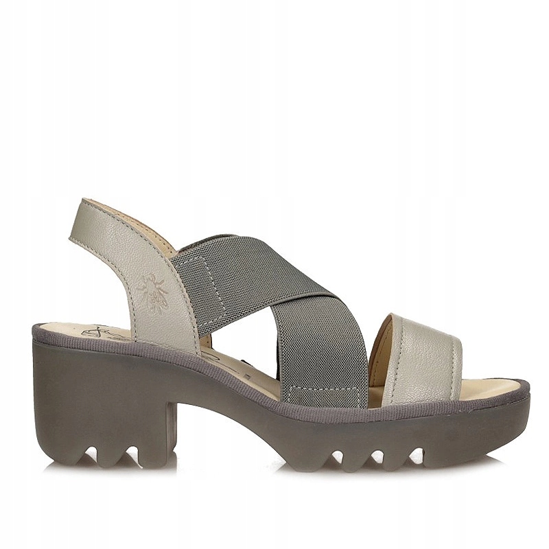 Originální dámské sandály Fly London TAJI502FLY Silver