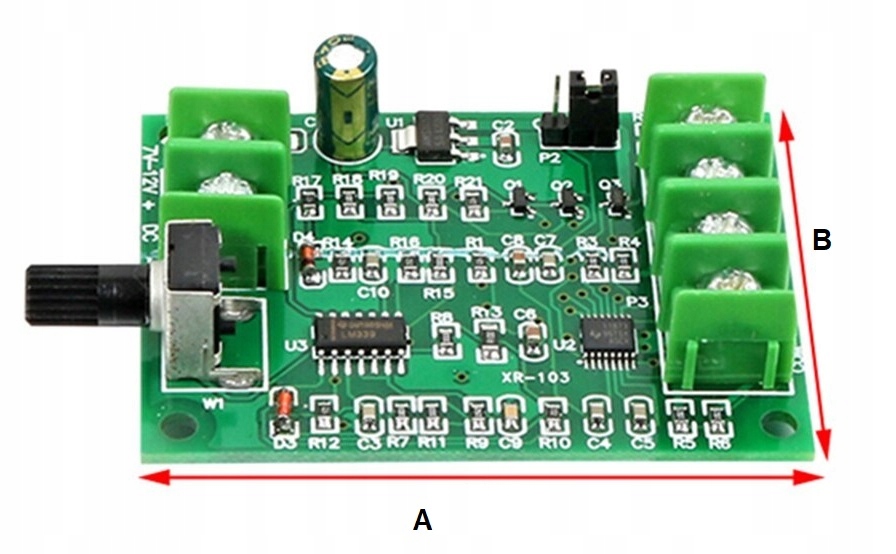 Regulator obrotów silnika BLDC trójfazowego Model GSGJ30000
