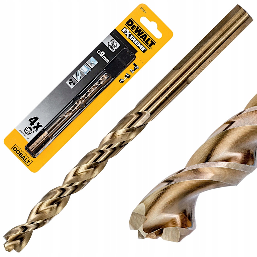 

Dewalt Wiertło do metalu 9 x 125mm HSS-Co DT4913