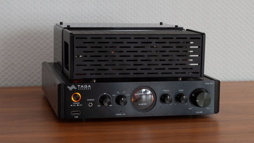 Wzmacniacz TAGA HARMONY HTA-25B V.2 Czarny Moc wyjściowa 8Ω 18 W