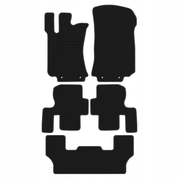 MERCEDES R W251 05-17 Килимки велюрові чорні EKO