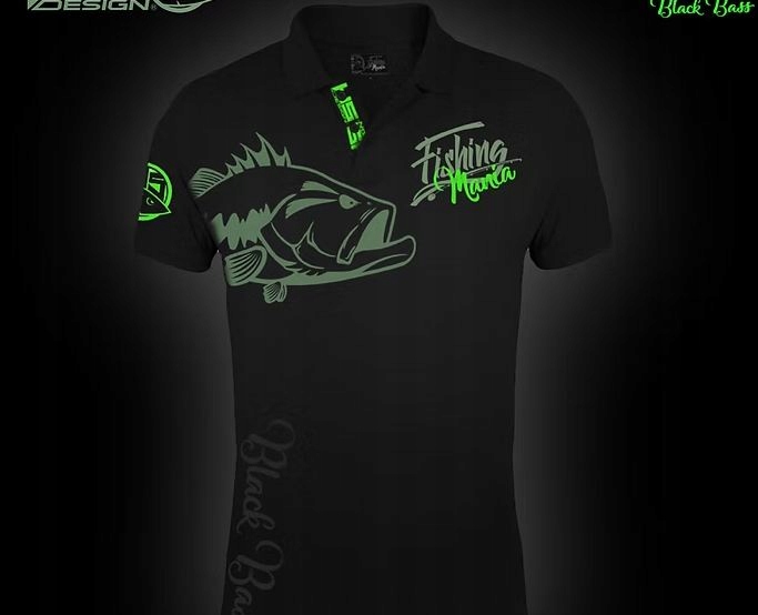 Polokošile Black Bass Fishing Mania – Hotspot Design – velikost L