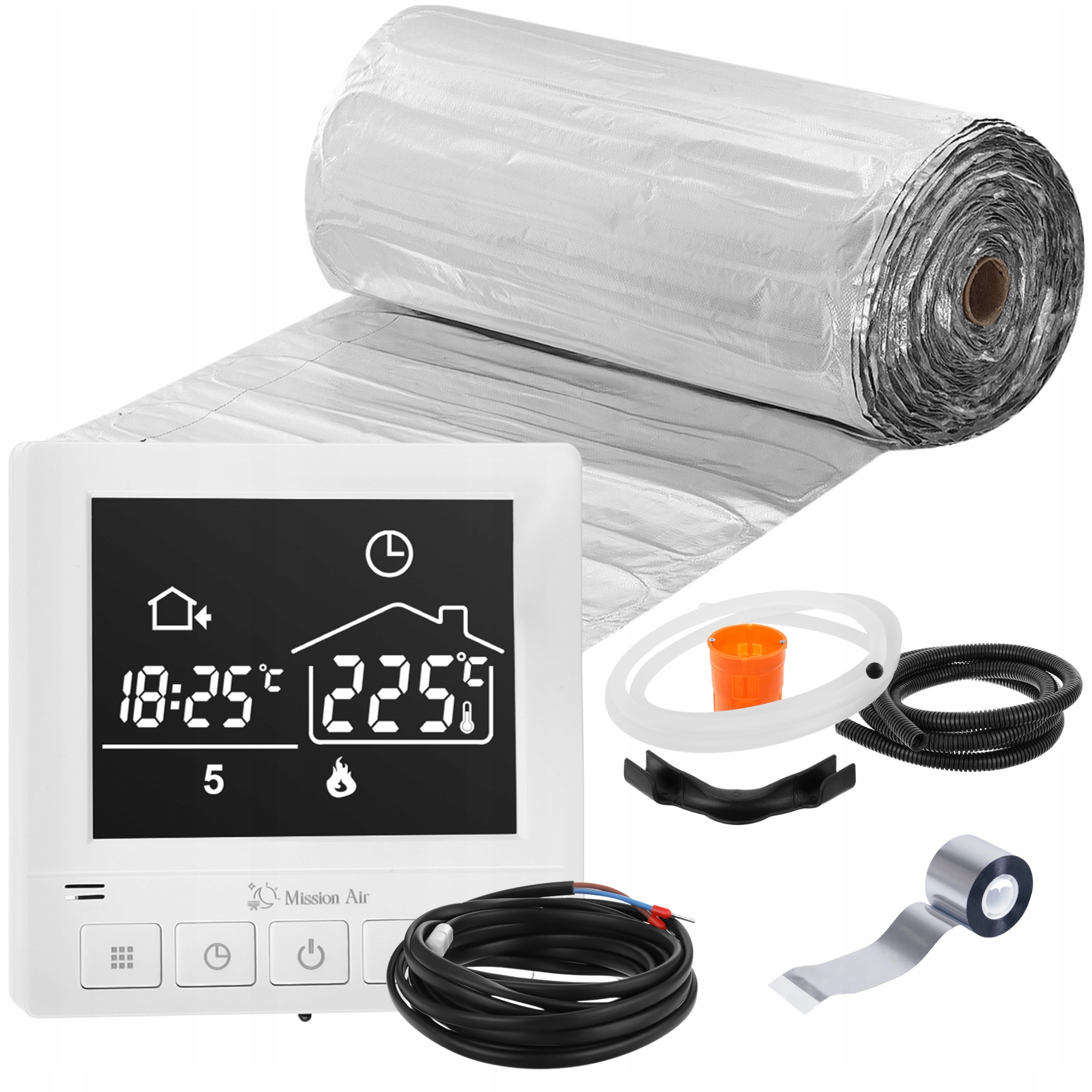 Set Vykurovacia podložka pod panely MAL-160W/m² 15 m²