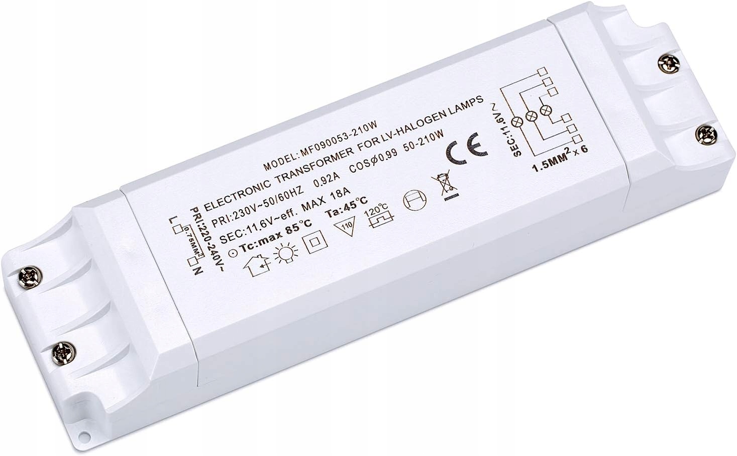 Yafido электронный трансформатор 230 В (AC) на