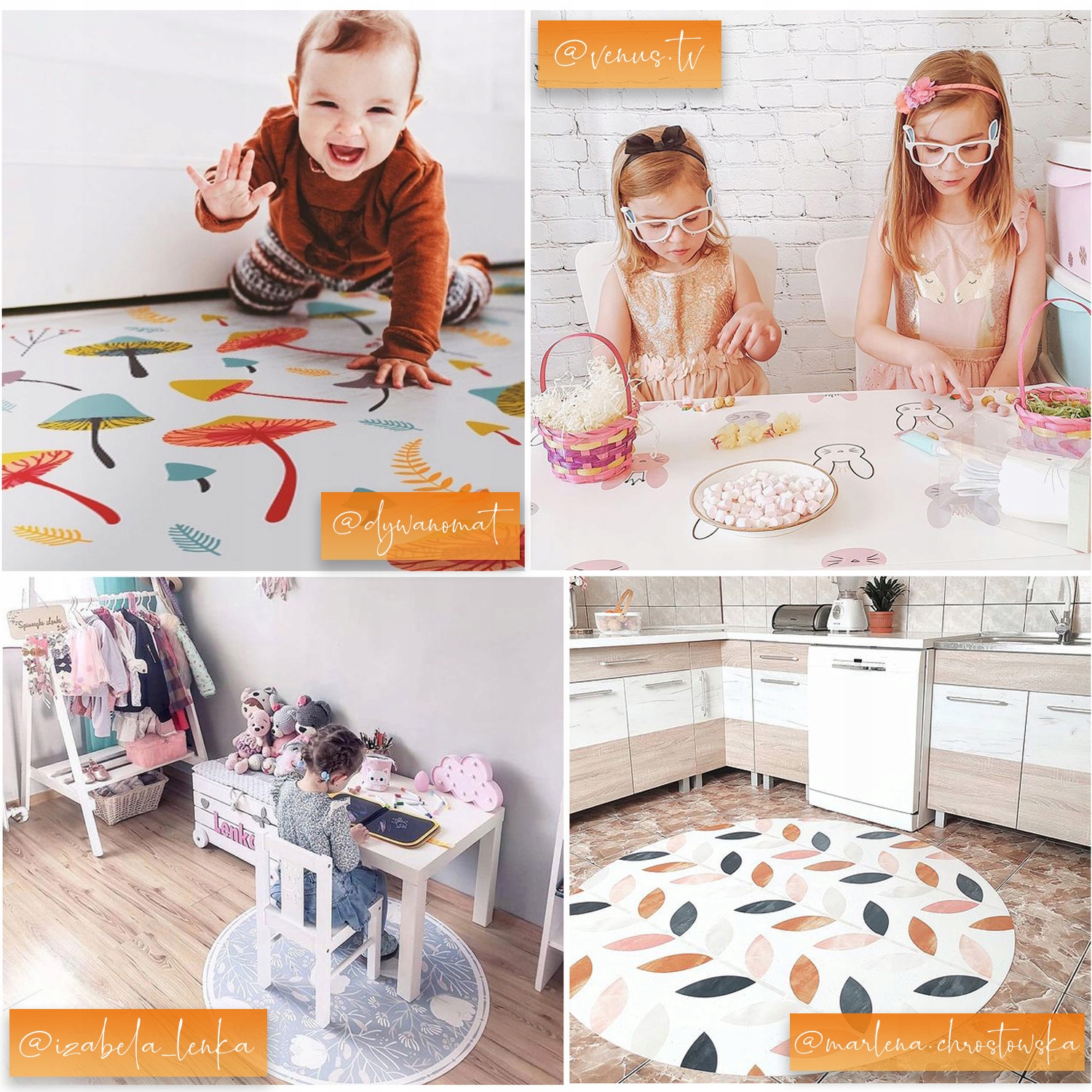 Iskolai védőszőnyeg a szék alá Virágzó fa Vastagság 1.1 mm