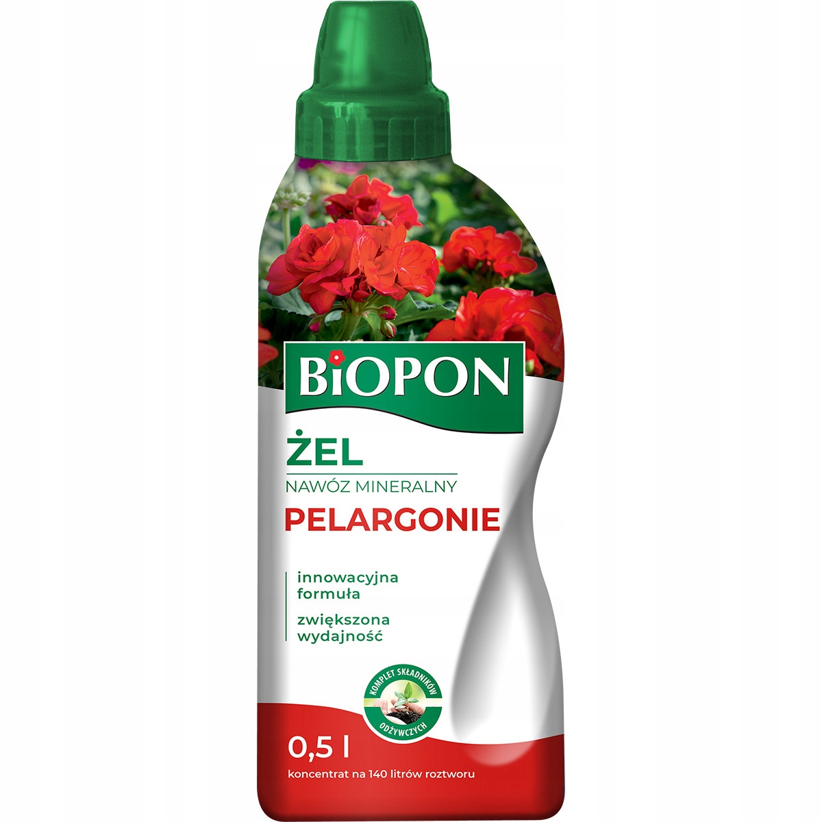 

Biopon Żel nawóz mineralny do pelargonii 0,5L